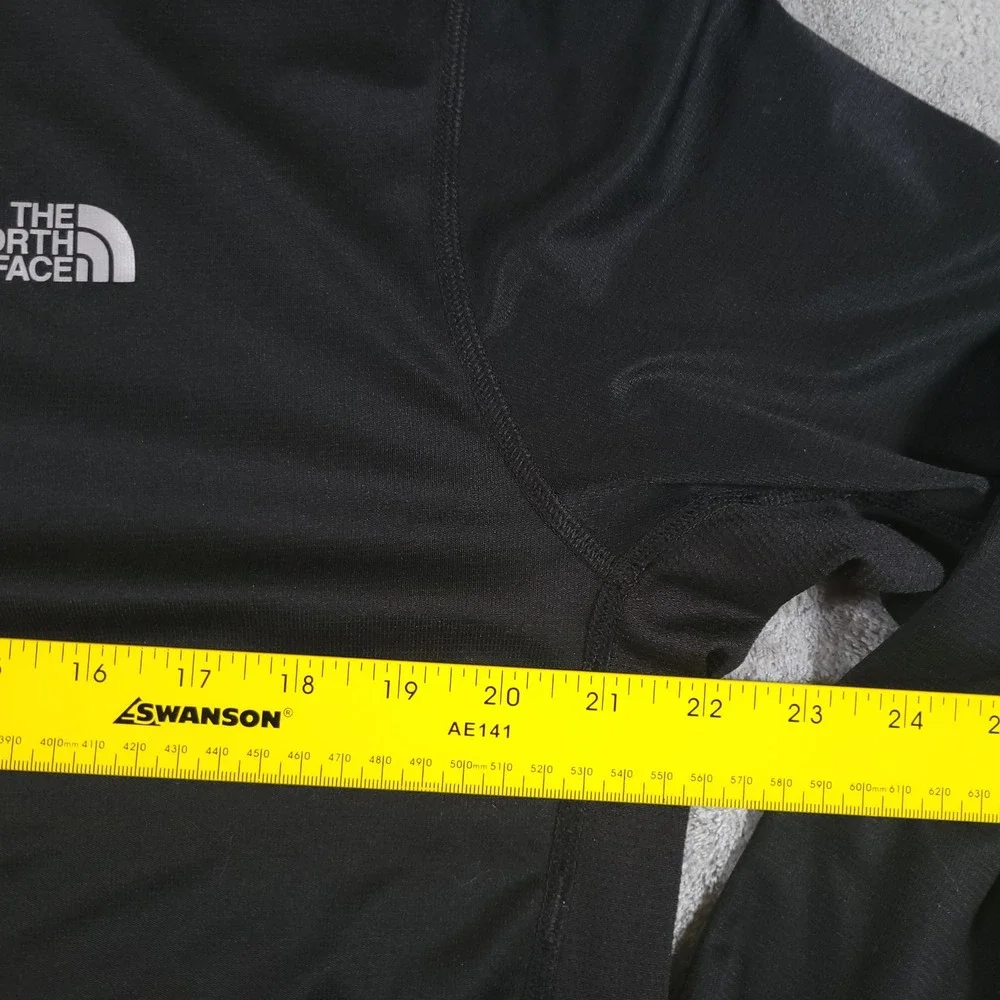 The North Face Shirt Mens Large Black VaporWick 1/4 Zip Base Layer Performance